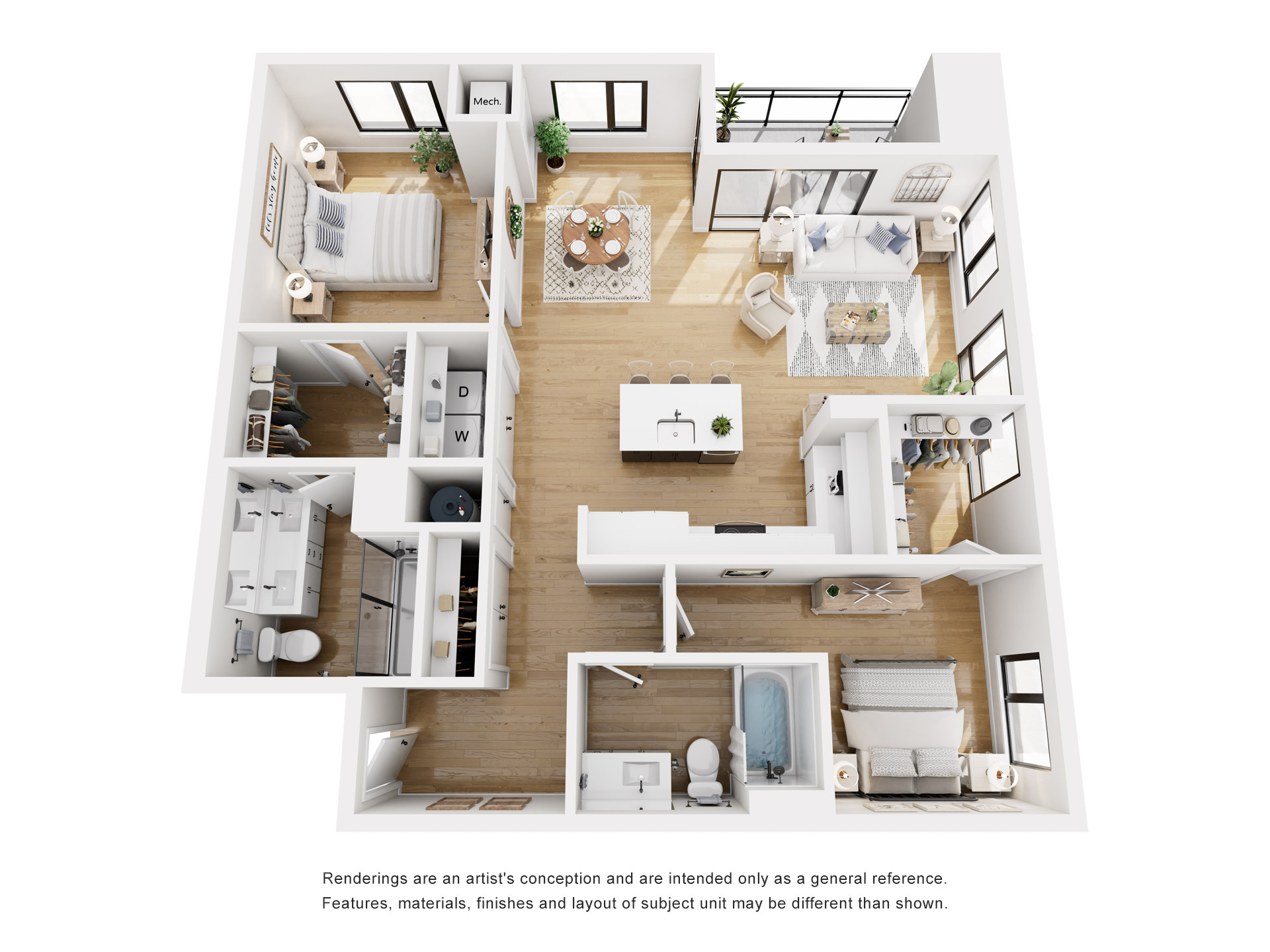 Floor plan layout diagram for B6-1271